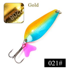 42g Double Iron Plate Sequin Road Sub Fish Hook (Option: 21Color-30g)
