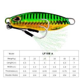 Long Throw Submerged Metal Decoy Fishing Gear (Option: Color A-40G)